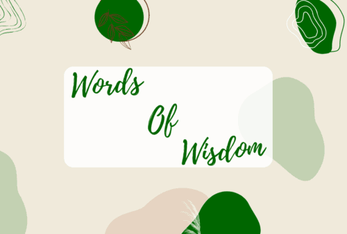 WORDS OF VISDOM