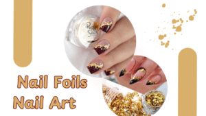 nails foil art